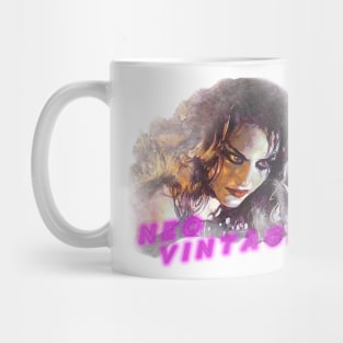 80s Neo Vintage Beauty  Girl Mug